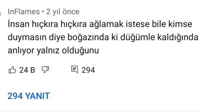 Youtube'da müzik dinlerken yorumları dikkatle okur musunuz?