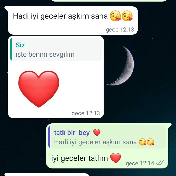 Sevgilinden iyi geceler mesajı almazsanız tepkiniz ne olur?