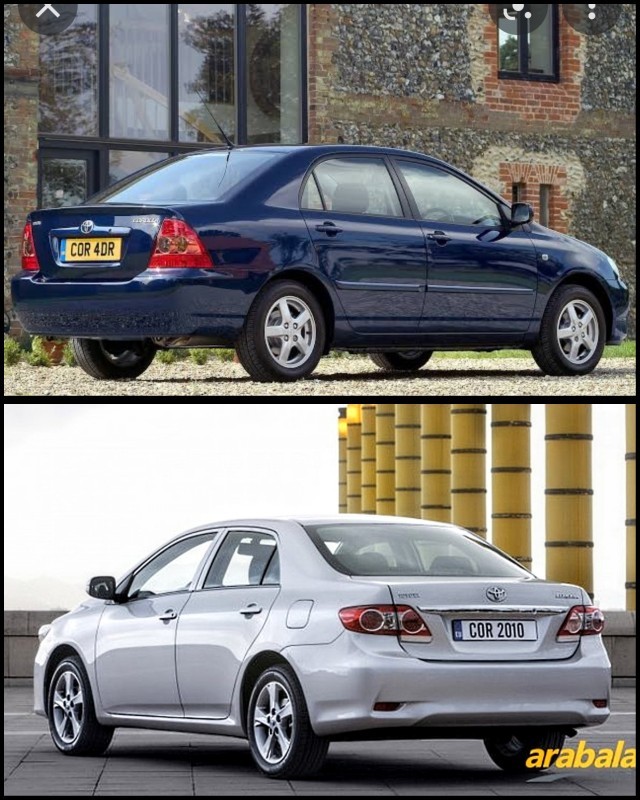 Hangi Toyota Corolla sizce E120 mi? (2003-2007) E140 mı? (2008-2013 ) Japonların 2 kralı hangisini tercih etmeliyim?