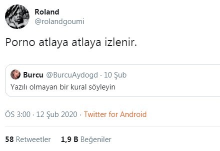 Yazılı olmayan bir kural var mı?