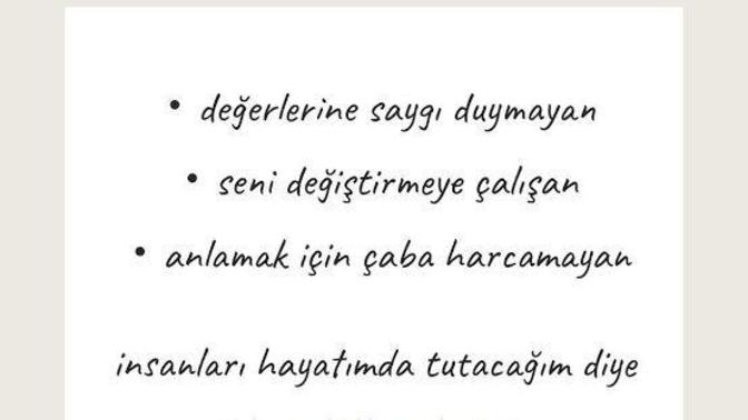 Birini hayatınızdan çıkarmak için ne olması lazım?