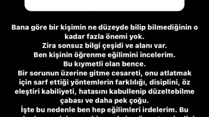Peki ya siz cahil birini sevebilir miydiniz?