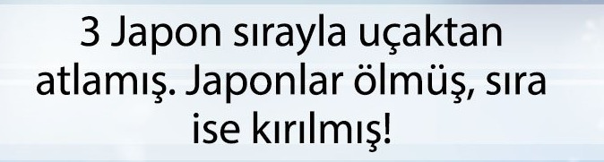 Hadi soğuk bir şaka yapın?