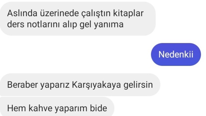 Ben ortak noktada cafede buluşalım dedim o bunu dedi evine mi çağırıyor?