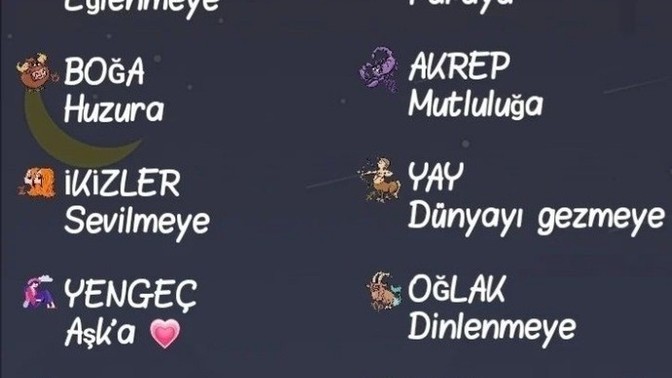 Burcuna göre neye ihtiyacın var?