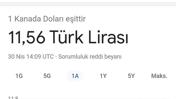 1 CAD kaç tl eder?