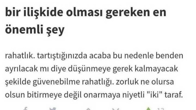 Bir ilişkide olması gereken en önemli şey nedir?