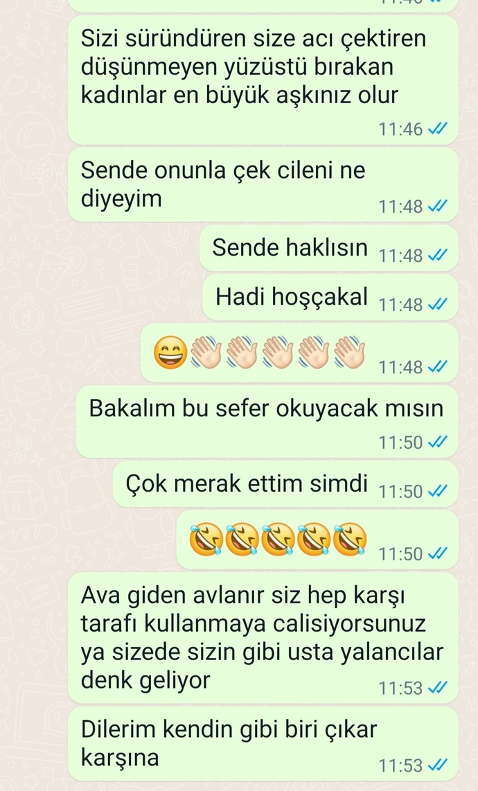 Bunu ona olan öfkemden yazdım ama arkadaşım erkek gözüyle aşk ilanı gibi olmuş diyor sizce?