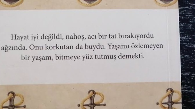 Okuduğunuz kitaplardan sevdiğiniz bir cümle paylaşır mısınız?