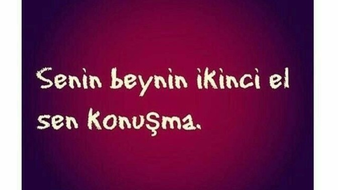 Boş konuşan insanlara karşı ne tepki vermek istersiniz?
