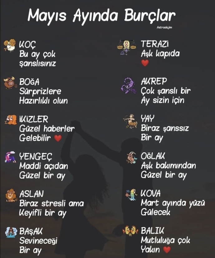 Mayıs ayında burçları neler bekliyor?