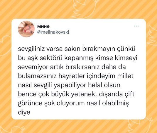 Sevgiliniz var mı ya da sevgiye inancınız kaldı mı?