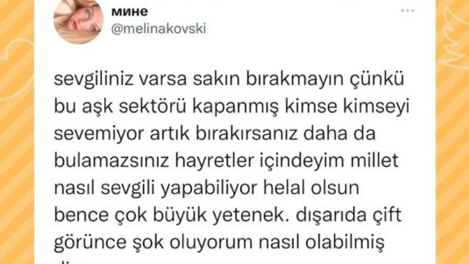 Sevgiliniz var mı ya da sevgiye inancınız kaldı mı?