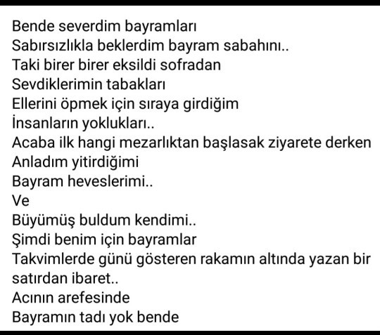 Bayram arefesi ailenizde telaş oluyor mu?