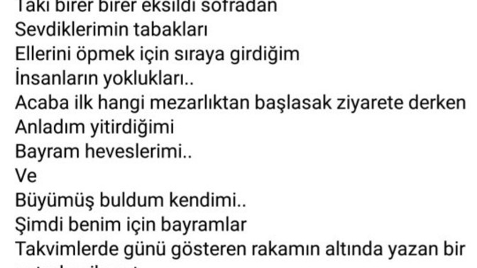 Hâlâ eski bayramların telaşını yaşıyor musunuz?