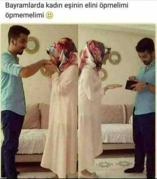 Bayramda kadınlar eşlerinin elini öpmeli midir?