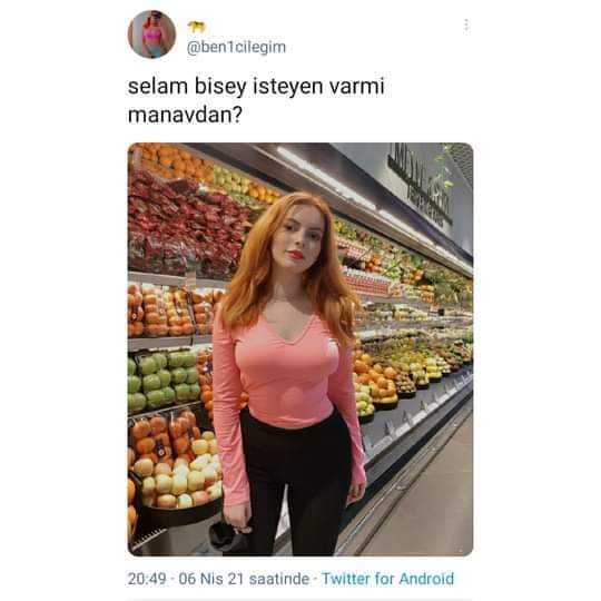 Manavdan ne istersiniz 😋?