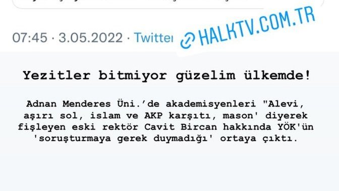 Akademisyenleri 'Alevi', 'Kafası kırık', 'Aşırı solcu' diye fişleyen rektöre soruşturma açılmadı. Bu konu hakkında ne düşünüyorsuz?