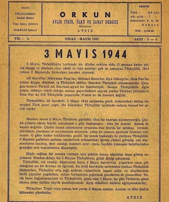 Günümüz kutlu olsun?