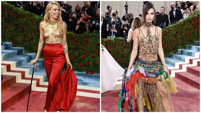 Met Gala 2022’de kırmızı halı rüküşlüğü! 🤪 En çok hangi ismi beğendiniz?