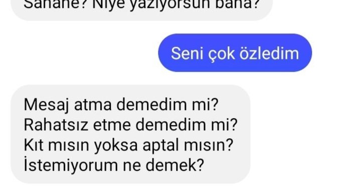 4 yılımı verdiğim kız arkadaşım bu mesajları yazdı! Canım çok yanıyor! Neden böyle yapıyor, yardım eder misiniz lütfen?