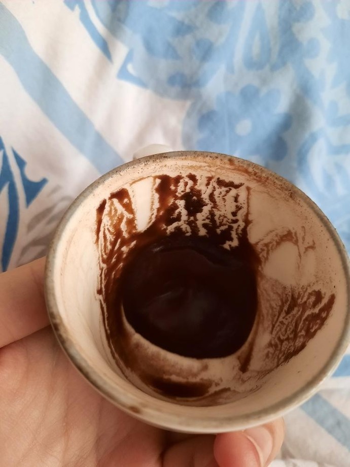 Kahve falından anlayan?