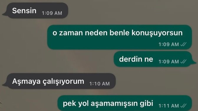 Eski sevgili meselesi?