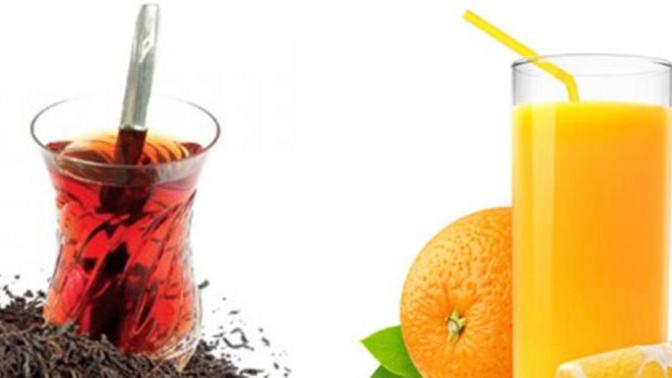 Kahvaltıda portakal suyu mu, çay mı tercih edersin?