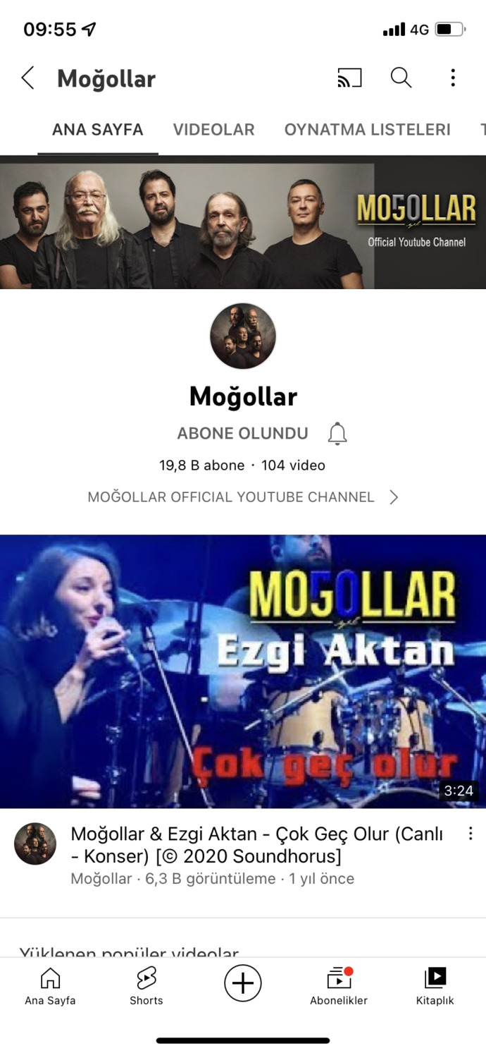 Dinlediğiniz bir müzik grubu var mı?