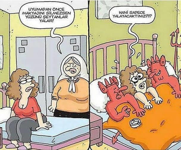 Hiç makyajla uyuduğunuz oldu mu?