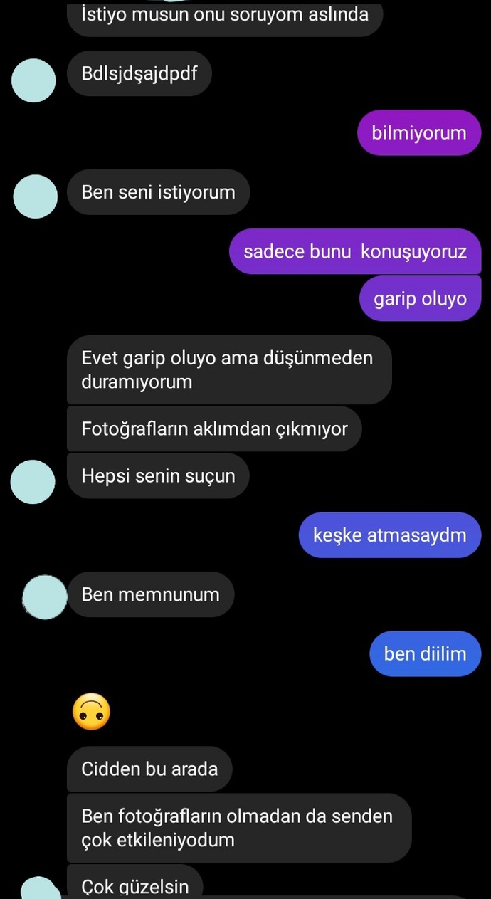 Sürekli cinsellik konuşuyoruz dedim bunları yazdı, yorumlar mısınız?