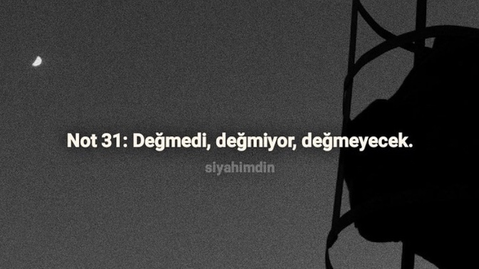 Hiç bir şey için değmiyor değil mi?