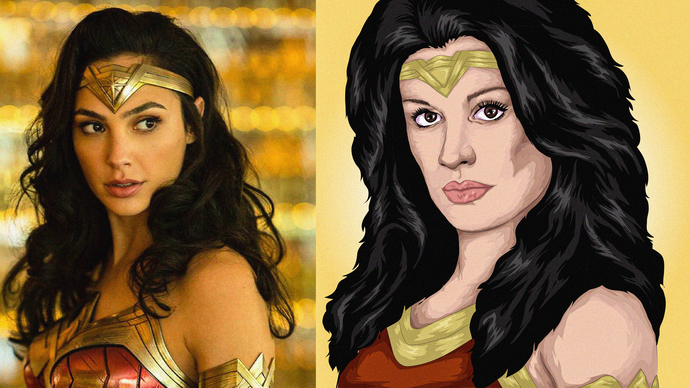Wonder Woman çizimi nasıl olmuş?