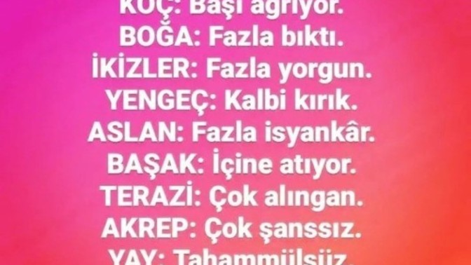Şu anda burcun ne hissediyor acaba?