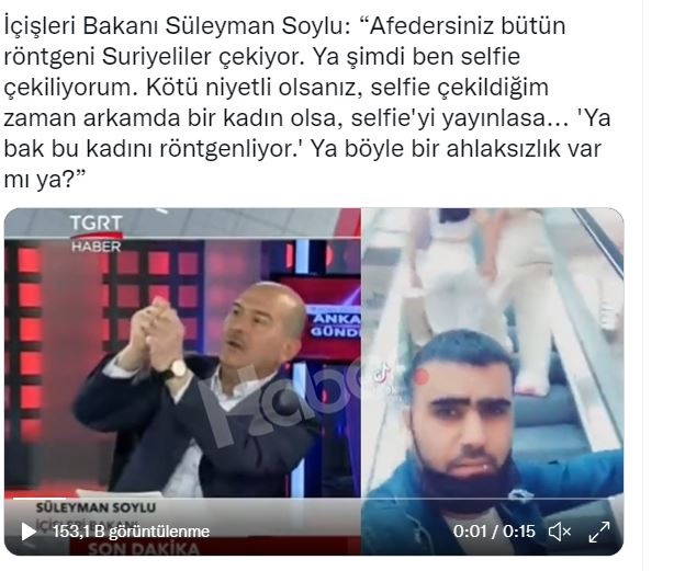 Süleyman Soylu’nun tacizci Suriyeliyi savunması hakkında ne düşünüyorsunuz?