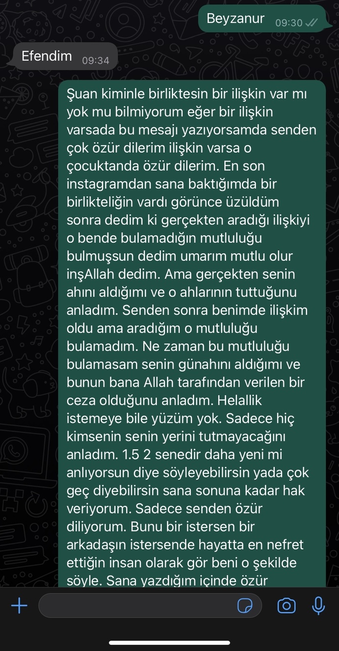 Hayatınıza giren ilk insana hiç geri dönüş yaptınız mı?
