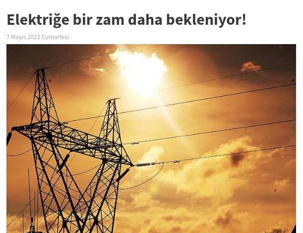 Elektrik faturaları yine kabaracak duydunuz mu?