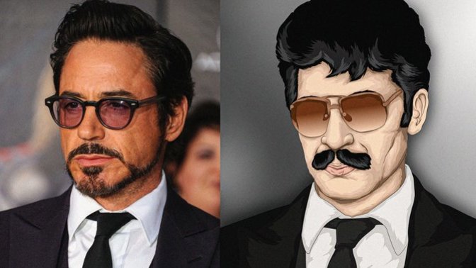 Robert Downey Jr çizimi benziyor mu?