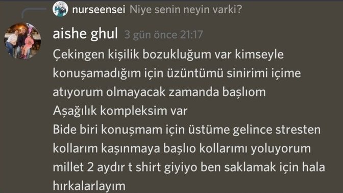 Bu kız psikiyatrise gitmeli mi?