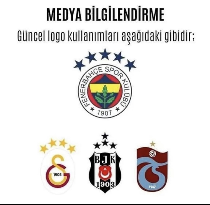 Fenerbahçe, 5 yıldızlı yeni logosunu tanıttı! Nasıl buldunuz 🌟🌟🌟🌟🌟?