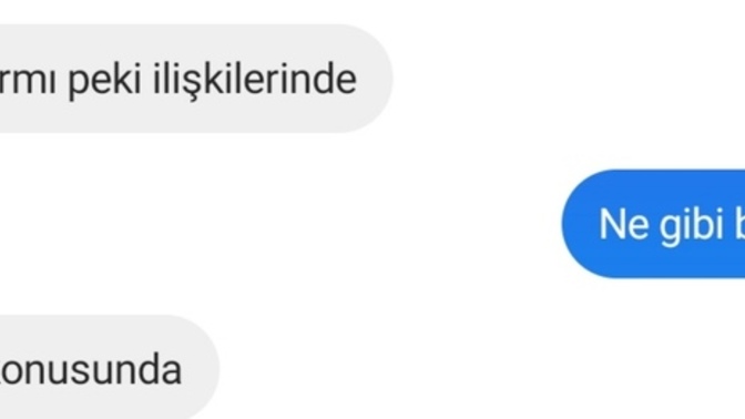 İlişkide sınırın var mı ne demek?