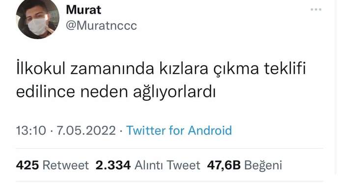 İlk defa ne zaman çıkma teklifi aldınız?