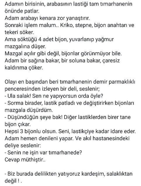Deliler masum mudur?
