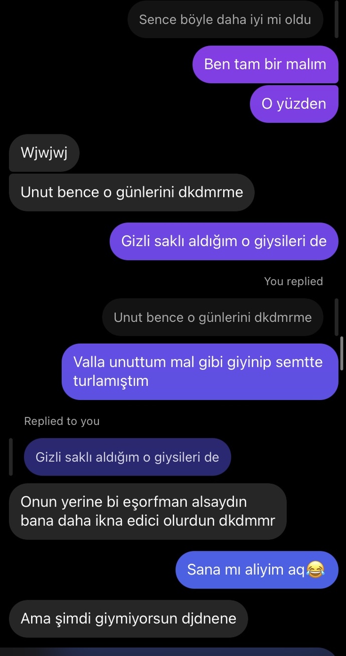 Hoşlandığım çocuk için bu kombini yaptım, eşofman alsaydın daha iyi olurdu dedi. Neden beğenmedi sizce?