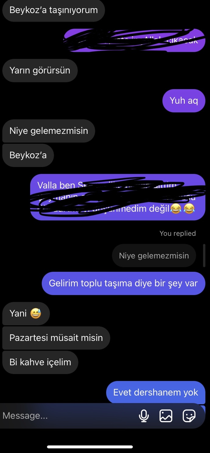 Fakeden yazıyordum kim olduğumu biliyordu şimdi itiraf ettim?
