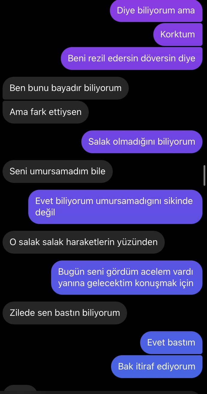 Fakeden yazıyordum kim olduğumu biliyordu şimdi itiraf ettim?