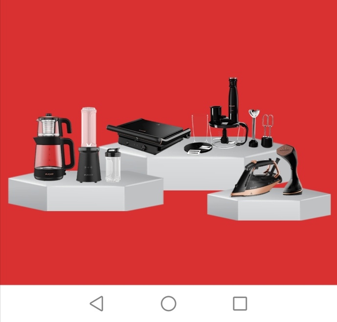 Arçelik Aria Expert Akıllı Buhar Kazanlı Ütü, çay makinesi, blender, tost makinesi, multi blender seti