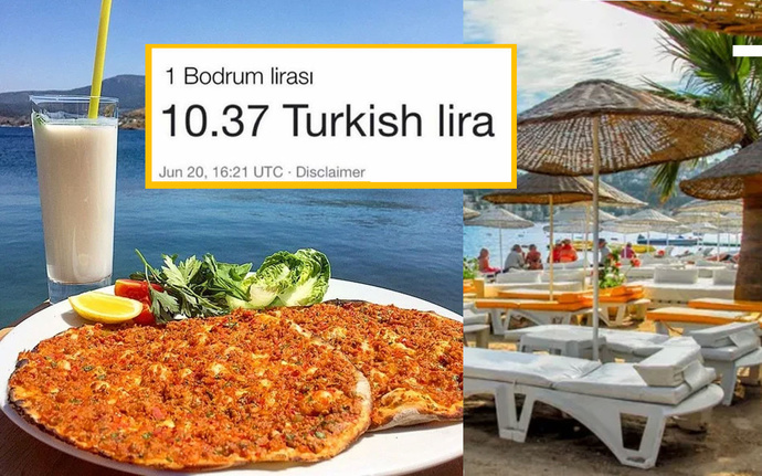 Bodrumda bir lahmacuna 195 TL vermeye hazır mısınız gençler?