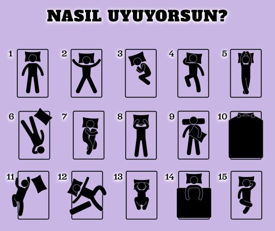 Uyuma şekliniz nasıl?