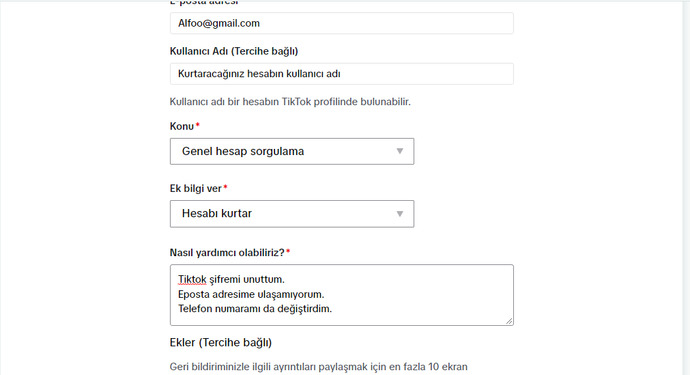 TikTok'a giriş yapamıyorum. TikTok hesap kurtarma nasıl yapılır?